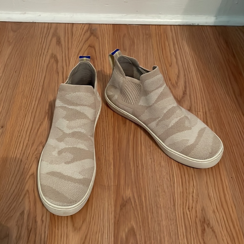 Rothy’s sand camp Chelsea sneaker